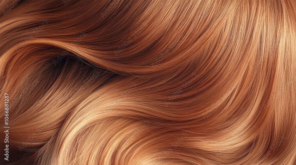 Radiant, silky hair cascades in soft waves, reflecting natural light beautifully. The warm tones enhance the overall vitality and health of the hair, showcasing its allure Radiant, silky hair cascades in soft waves, reflecting natural light beautifully. The warm tones enhance the overall vitality and health of the hair, showcasing its allure