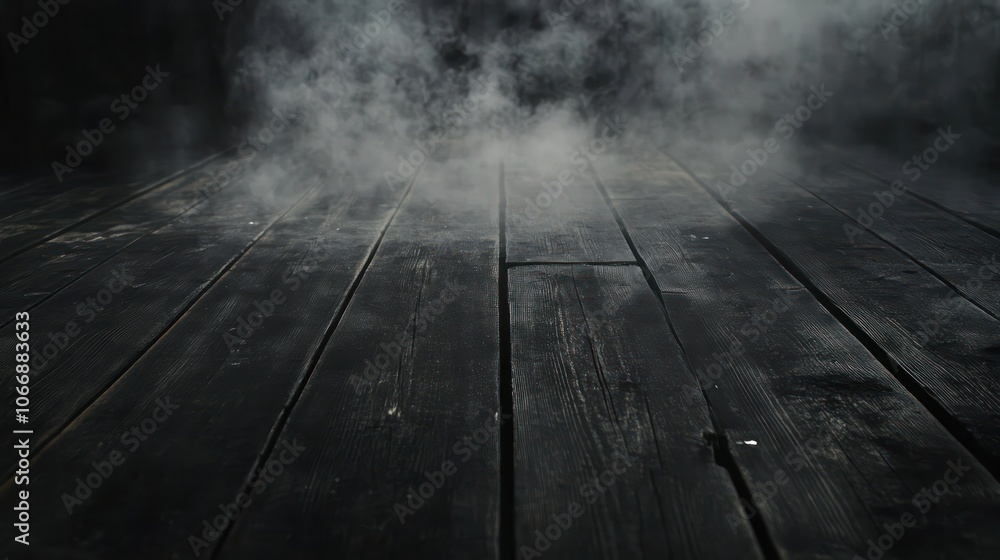 Dark Background Black Friday Banner: A smoky dark background featuring an empty wooden floor, perfect for highlighting Black Friday sales in a dramatic style. Dark Background Black Friday Banner: A smoky dark background featuring an empty wooden floor, perfect for highlighting Black Friday sales in a dramatic style.