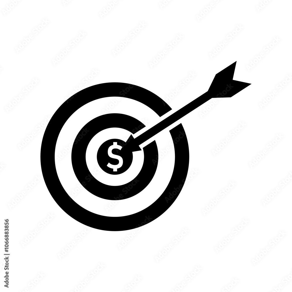 Darts with an arrow and a dollar Darts with an arrow and a dollar