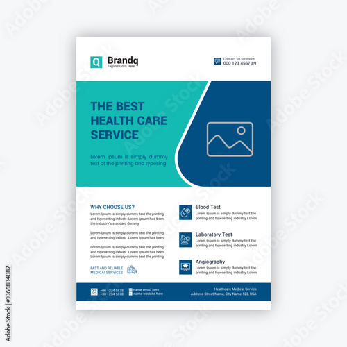 Medical Healthcare Flyer Template Corporate A4 Flyer