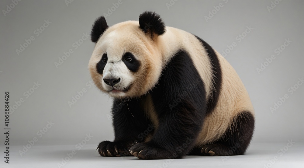 giant panda eating bamboo
