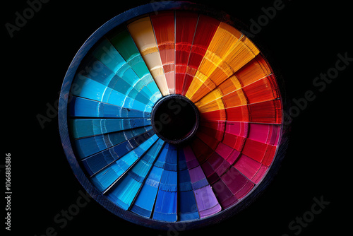 Digital Color Wheel Illustration
