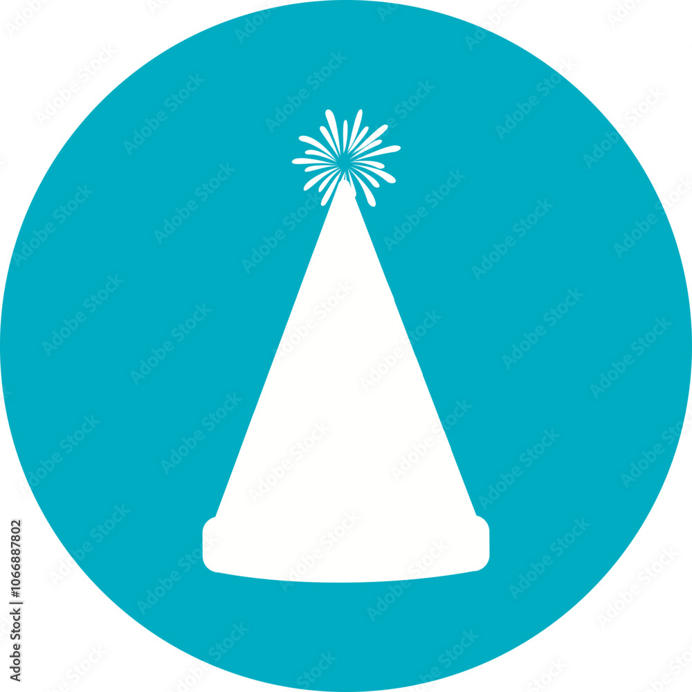 Happy birthday single vector icon Happy birthday single vector icon