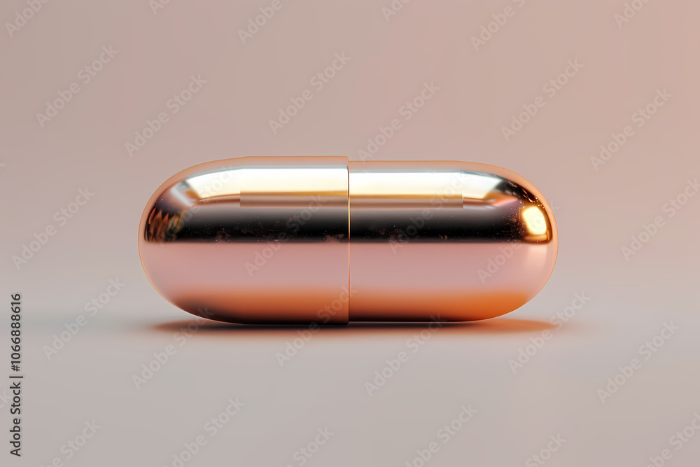 A sleek, metallic capsule with a reflective surface, resting on a smooth, neutral background, evoking a sense of modernity and sophistication. A sleek, metallic capsule with a reflective surface, resting on a smooth, neutral background, evoking a sense of modernity and sophistication.