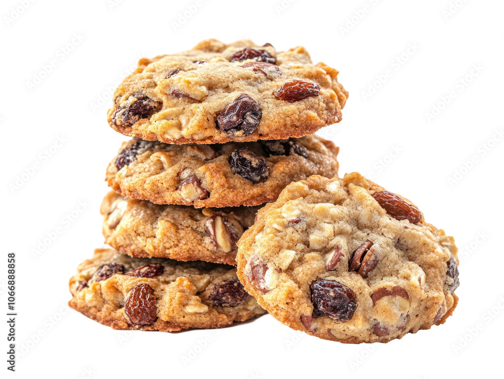 pile of cookies with dry fruits pile of cookies with dry fruits