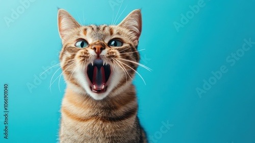 Yawning Cat