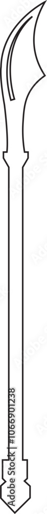 Spear icon Indian sword knife, Viking weapons Spear Clipart handgun spear cricut cut files crossed. Ancient greek weapon. Design element for logo label sign badge. line vector isolated Spear icon Indian sword knife, Viking weapons Spear Clipart handgun spear cricut cut files crossed. Ancient greek weapon. Design element for logo label sign badge. line vector isolated