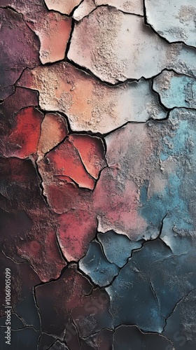 Layered paint texture with subtle cracks, hypermaximalist, advertising photography, hyper realistic, fine detail,