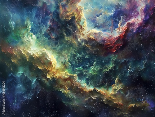 Cosmic Clouds: A Breathtaking Nebula in Deep Space