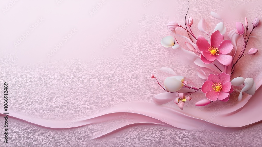 A textured pink background with floral overlays, blending nature and design for an elegant look suitable for cards or decor. A textured pink background with floral overlays, blending nature and design for an elegant look suitable for cards or decor.