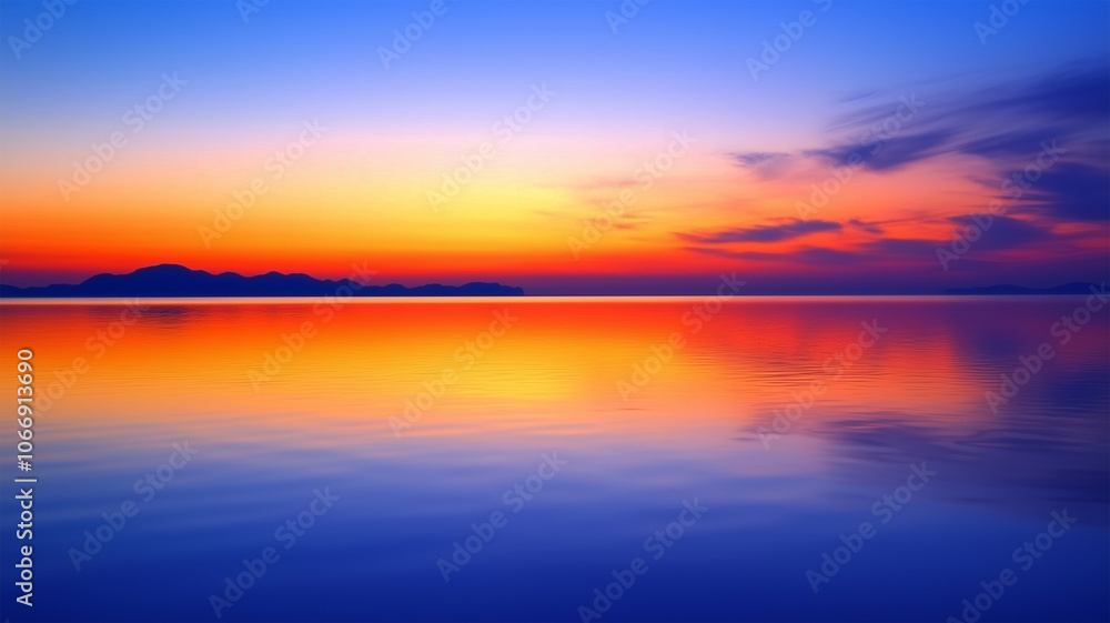 穏やかな瀬戸内海の夕暮れ 穏やかな瀬戸内海の夕暮れ