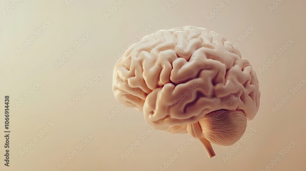 a Human Brain with Interconnected Neural Pathways, Illuminated to Highlight Complexity of Cognitive Biases a Human Brain with Interconnected Neural Pathways, Illuminated to Highlight Complexity of Cognitive Biases