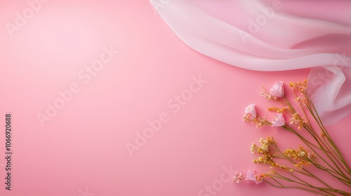 A tranquil pink background captured in studio light, suitable for elegant portraits, feminine branding, or artistic photography.