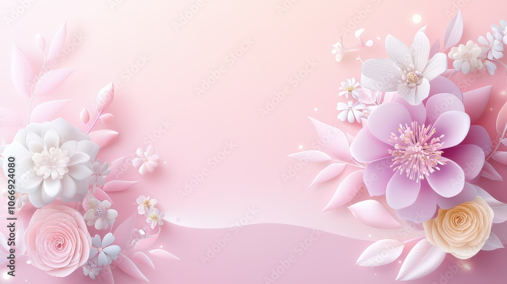 A chic pink background studio shot with elegant floral designs, perfect for enhancing feminine branding, beauty products, and wedding invitations. A chic pink background studio shot with elegant floral designs, perfect for enhancing feminine branding, beauty products, and wedding invitations.