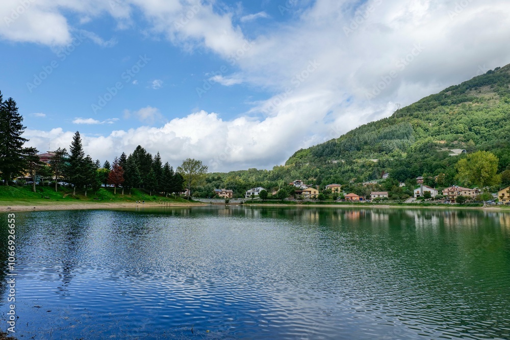 Fototapeta premium The Sirino lake in Basilicata, Italy.