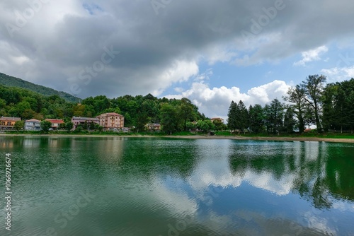 The Sirino lake in Basilicata, Italy.