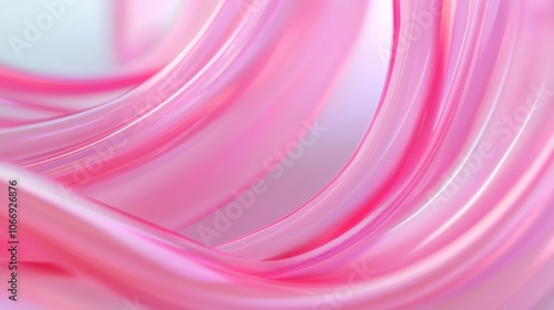 A pink wave with a pink background