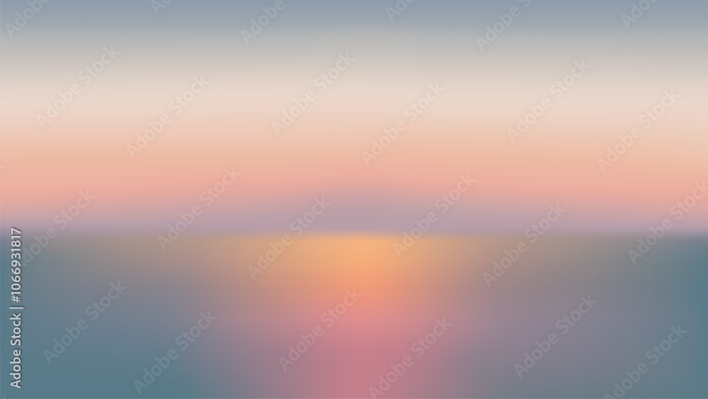 Abstract blurred sunset with ocean gradient landscape desktop wallpaper vector. Sunset with ocean gradient landscape abstract background. Blurred nature sunset gradient desktop wallpaper background Abstract blurred sunset with ocean gradient landscape desktop wallpaper vector. Sunset with ocean gradient landscape abstract background. Blurred nature sunset gradient desktop wallpaper background