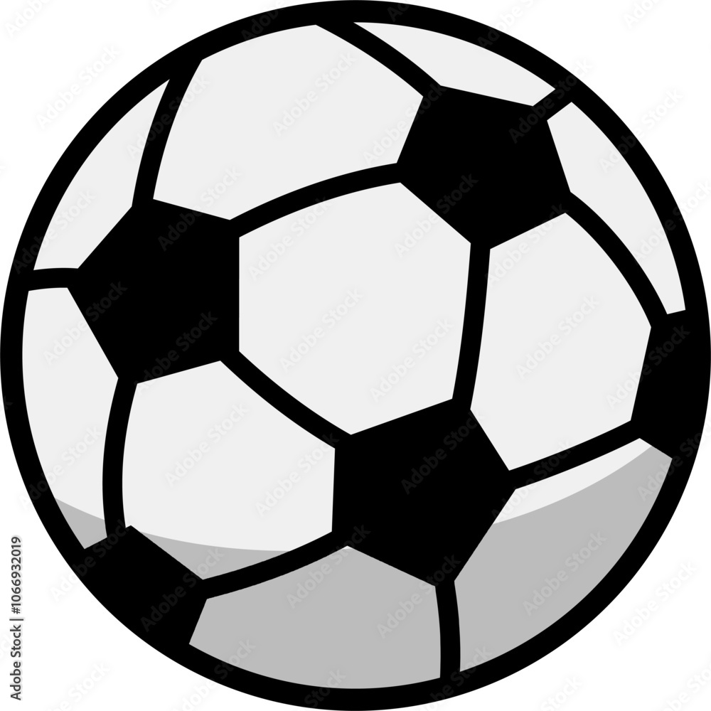 Fototapeta premium Soccer Ball Illustration