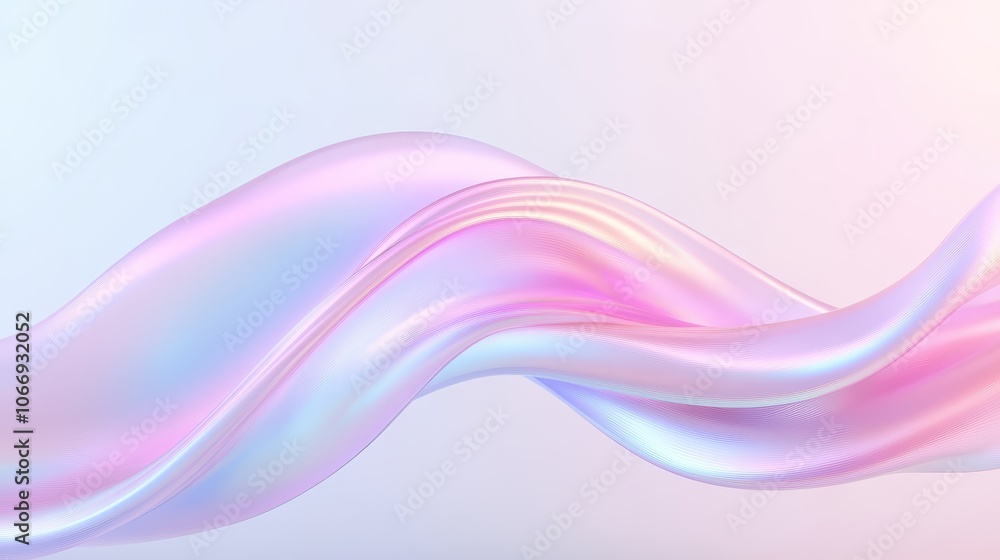 A pink wave with a purple hue A pink wave with a purple hue
