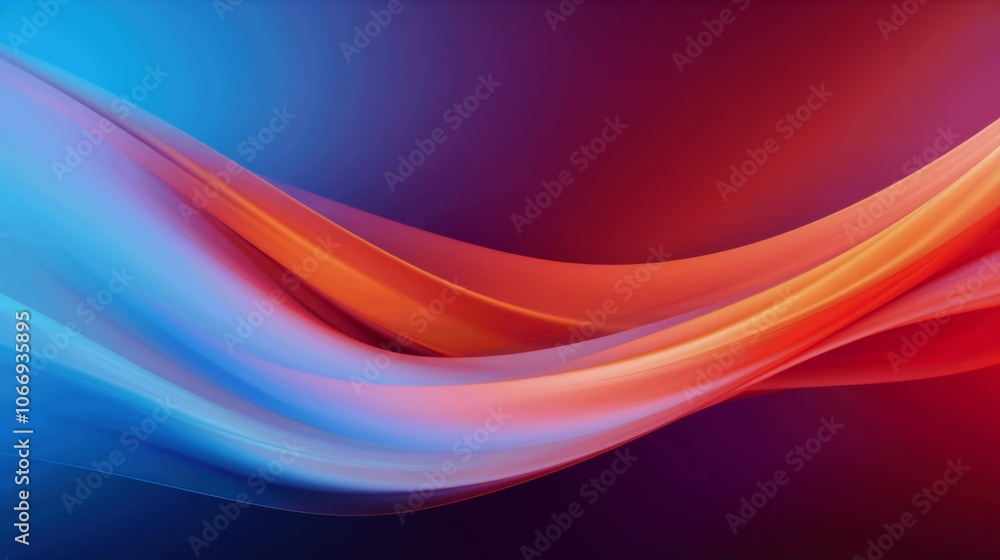 Smooth Colorful Wave Background Design Smooth Colorful Wave Background Design
