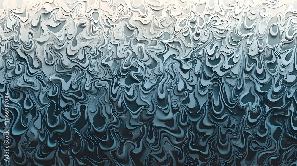 Abstract art featuring a dynamic swirl of deep blue and white tones, creating an illusion of flowing water or liquid. The smooth texture adds depth and intrigue. Abstract art featuring a dynamic swirl of deep blue and white tones, creating an illusion of flowing water or liquid. The smooth texture adds depth and intrigue.