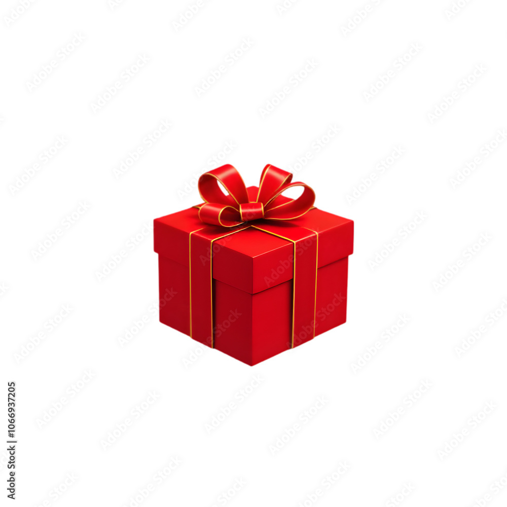 Red Gift Box Isolated on Transparent Background Cutout PNG Red Gift Box Isolated on Transparent Background Cutout PNG