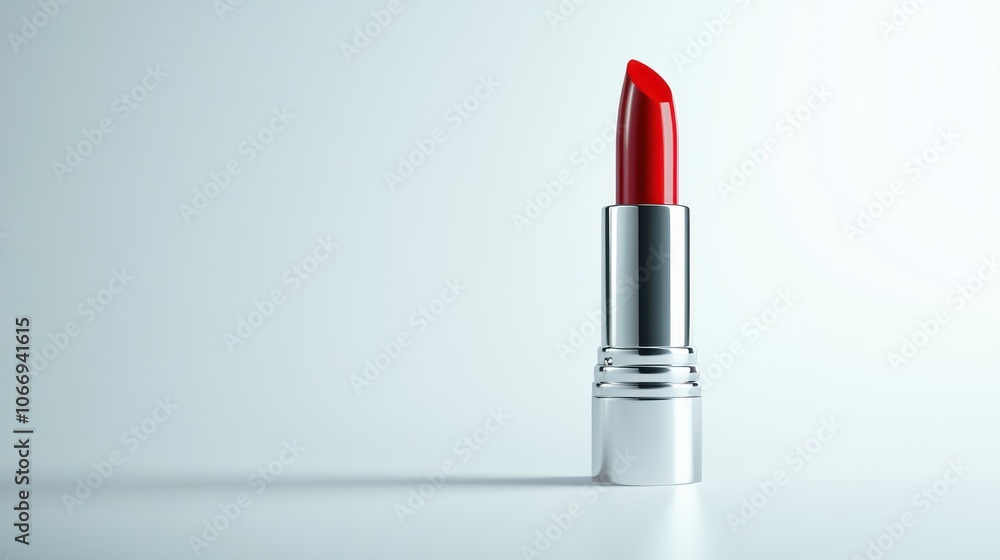 Red Lipstick on White Background Red Lipstick on White Background
