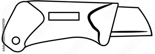 Office Equipment doodle element coloring page cartoon illustration