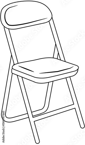 Office Equipment doodle element coloring page cartoon illustration