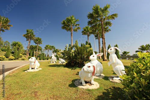 Public education places, Chang Hua Man is a Royal Agricultural Project by His Majesty the late King Bhumibol Adulyadej, are famous in Phetchaburi Province, Thailand  photo