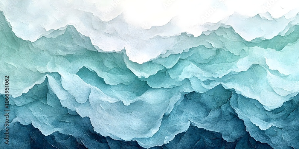 Abstract waves in soothing shades of blue and turquoise, resembling flowing water. The layered textures create a calming effect, ideal for modern decor or creative projects. Abstract waves in soothing shades of blue and turquoise, resembling flowing water. The layered textures create a calming effect, ideal for modern decor or creative projects.
