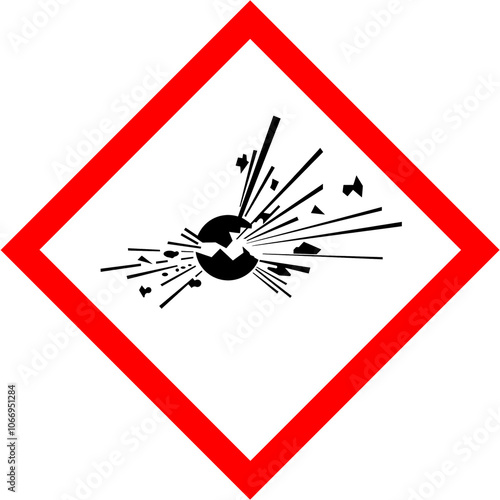 Explosive CLP sign