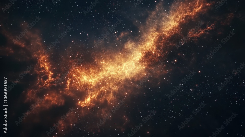 Fototapeta premium Night Sky Illuminated by Captivating Fireworks
