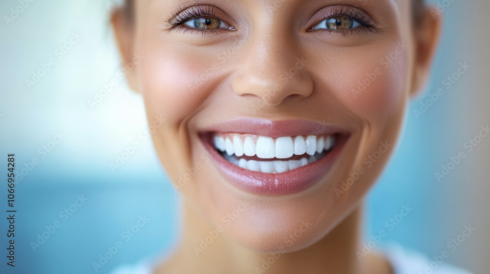 Woman smiling, white background, copyspace Woman smiling, white background, copyspace