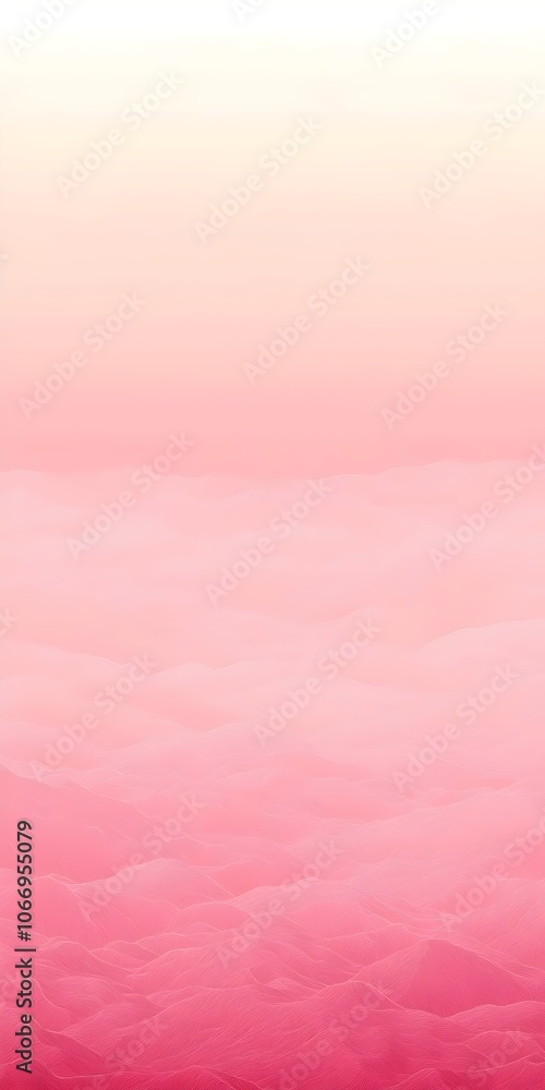 Fototapeta premium A soft, dreamy gradient features hues of pale pink and cream, creating a calming atmosphere reminiscent of a serene sunset.