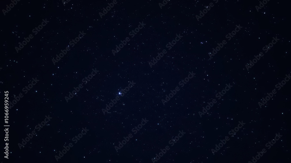 Fototapeta premium Starry night sky with twinkling stars against a dark backdrop, sparkling, space