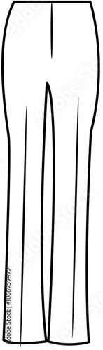 autumn clothes Doodle element coloring page cartoon illustration