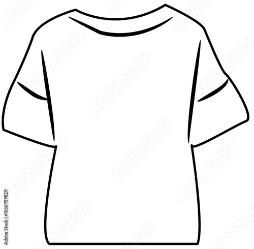 autumn clothes Doodle element coloring page cartoon illustration