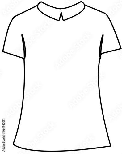 autumn clothes Doodle element coloring page cartoon illustration