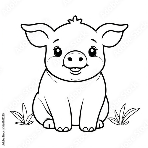 cartoon pig