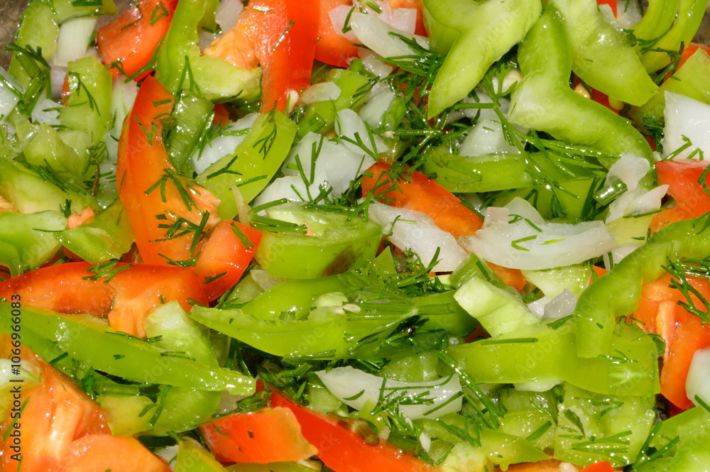 salad isolated on white background salad isolated on white background