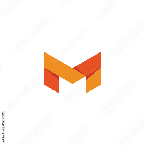 Free Download Geometric Letter M Logo design vector template - GFXLoad