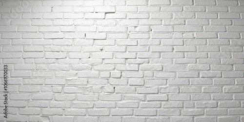 White brick wall background suitable for any design projects, vintage, neutral