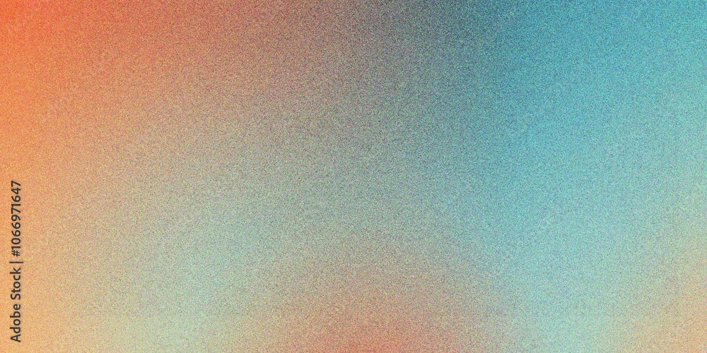 Abstract orange and blue texture gradient background, grainy noise gradient Abstract orange and blue texture gradient background, grainy noise gradient