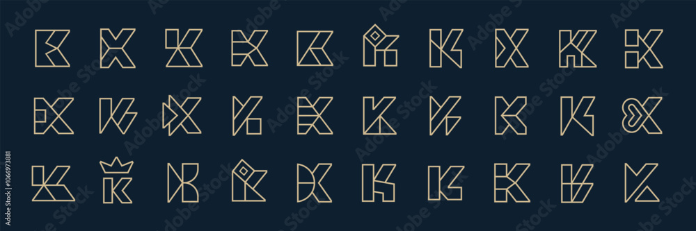 Mega Collection of K Logos – Abstract and Minimalist Letter K Designs Mega Collection of K Logos – Abstract and Minimalist Letter K Designs