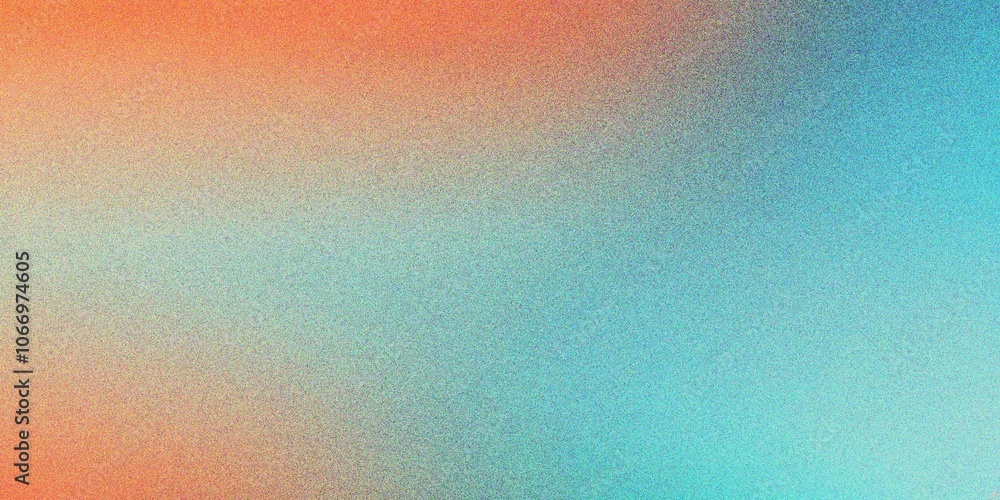 Abstract orange and blue texture gradient background, grainy noise gradient Abstract orange and blue texture gradient background, grainy noise gradient