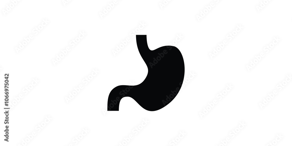 stomach icon. Simple vector icon design for medical human health. stomach icon. Simple vector icon design for medical human health.