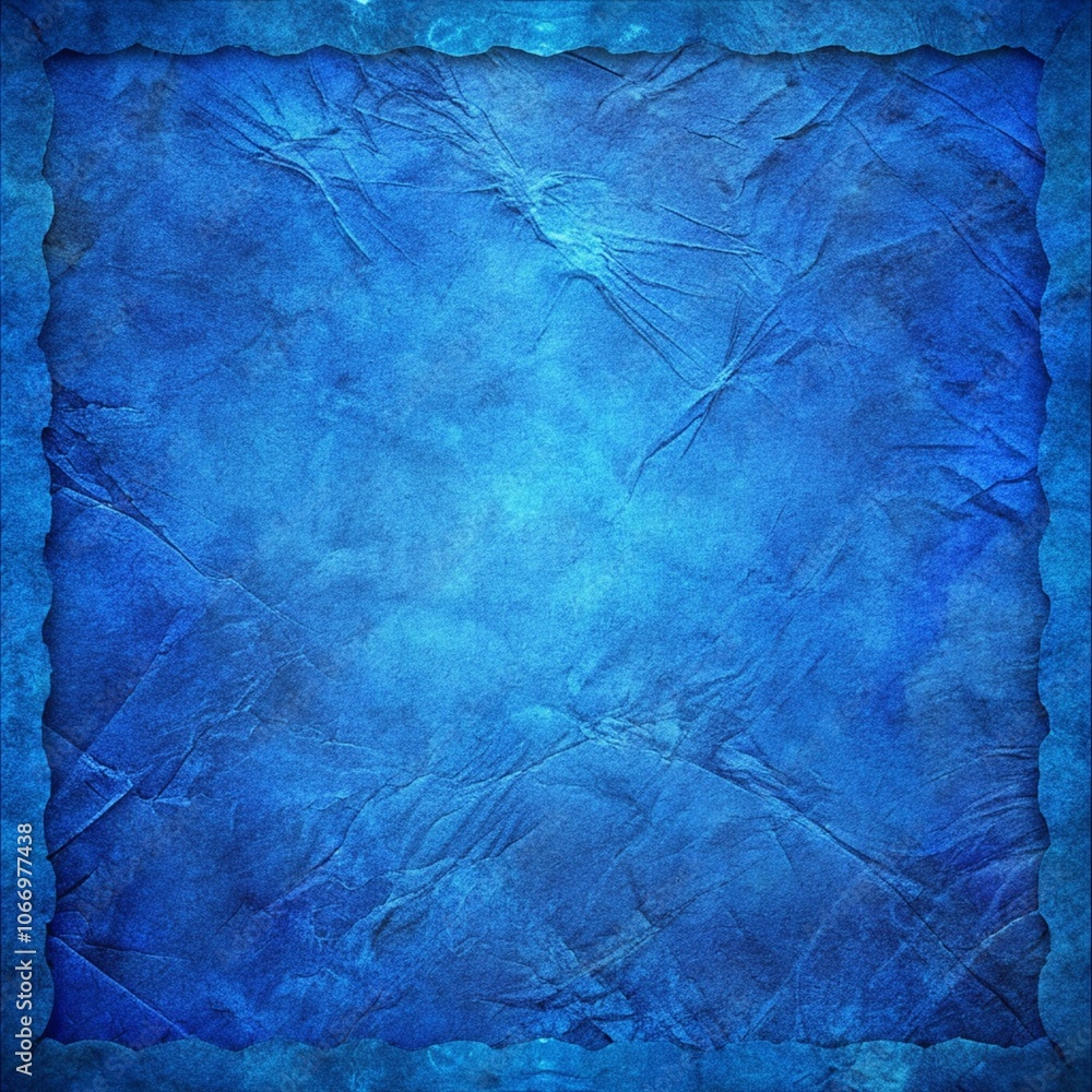 Blue textured sheet background. Space for text