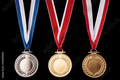 Medal gold jewelry trophy.